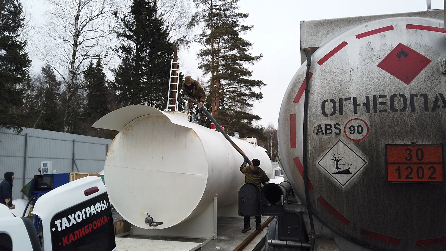 Дооснащение емкости на 30 м3 ТРК Топаз 511 и контролером Квота-2 для организации безоператорного отпуска ГСМ