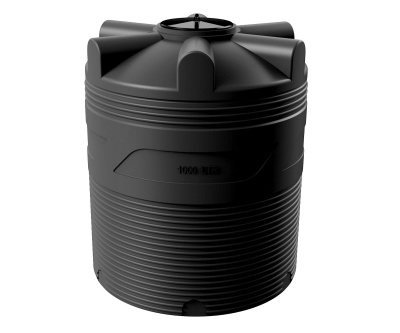 Емкость V 1000 литров черная