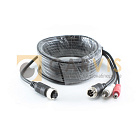 Кабель 4pin (мама) — 4pin (папа) + 1audio + 1power, 5м